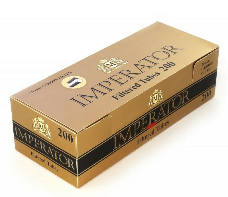 Гильзы с фильтром IMPERATOR Carbon 20 мм (200)