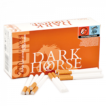 Сигаретные гильзы Dark Horse - Superslim Extra Long (200 шт.) Сигаретные гильзы Dark Horse - Superslim Extra Long (200 шт.)