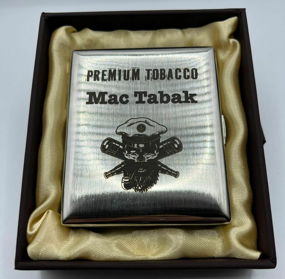 Mac LUXURY SILVER Портсигар для сигарет 20 ШТ.